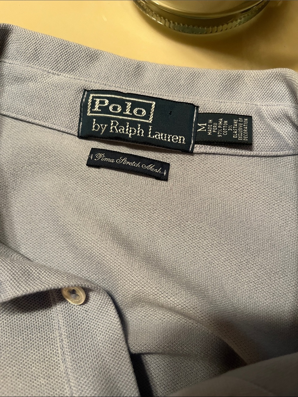 Polo by Ralph Lauren Light Gray Pique Polo Shirt - Picture 3 of 5